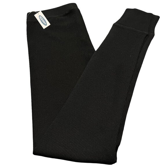 Old Navy | Thermal Knit | Black | Pajama Leggings | Size S - Picture 2 of 6